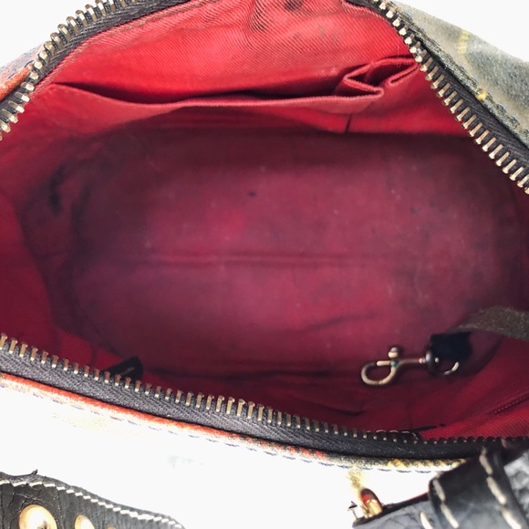 Dooney & Bourke | Ladybug Madras Bucket Bag - Picture 9 of 10